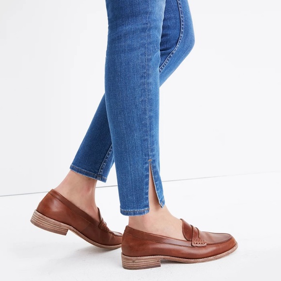 9" High-Rise Skinny Jeans in Bonita Wash: Side-Slit Edition - Picture 2 of 6